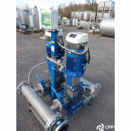 Surpresseur d'eau sur châssis - 2 pompes LOWARA 7.5 kW avec variateur intégré Surpresseur d'eau sur châssis - 2 pompes LOWARA 7.5 kW avec variateur intégré