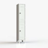 Vestiaire Parma multicases 1 colonne gris