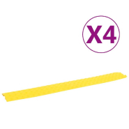 Vidaxl rampes de protection de câble 4 pcs 98,5 cm jaune 150969 Vidaxl rampes de protection de câble 4 pcs 98,5 cm jaune 150969
