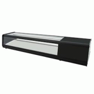 Vitrine réfrigérée pour tapas pour 4 gn 1/3 verre plat - 1455x400x300 mm - 160 W 230/1V - 13RC8144 Eurast - inox 13RC8144 Vitrine réfrigérée pour tapas pour 4 gn 1/3 verre plat - 1455x400x300 mm - 160 W 230/1V - 13RC8144 Eurast - inox 13RC8144