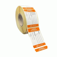 XHACCP Etiquettes DLC Samedi - 300pcs - orange papier 3NAFR17702