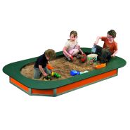 Bac à sable pour enfants - Capacité 4 personnes - Dim. 234 x 148 x 21.5 cm Bac à sable pour enfants - Capacité 4 personnes - Dim. 234 x 148 x 21.5 cm
