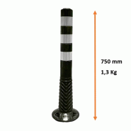 Balise flexible circulaire de jalonnement