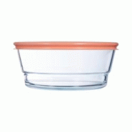 Boite de conservation 110 cl avec couvercle Eat & Joy - Luminarc - orange 0883314012613 Boite de conservation 110 cl avec couvercle Eat & Joy - Luminarc - orange 0883314012613