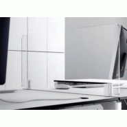 Cloisonnette frontale en méthacrylate pour bureaux Bench - Mobel Linea - 120_0