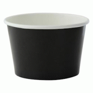 ECOLOMIQUE - 50 Pcs - Pot carton noir chaud et froid 280 ml Diam: 9,5 cm 9,5 x 7,2 x 6,2 cm - ECO210POC270N - noir en carton ECO210POC270N ECOLOMIQUE - 50 Pcs - Pot carton noir chaud et froid 280 ml Diam: 9,5 cm 9,5 x 7,2 x 6,2 cm - ECO210POC270N - noir en carton ECO210POC270N