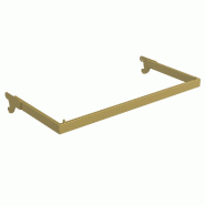 Guidon penderie rectangulaire or L60cm deporté 30cm pour système Cremagold