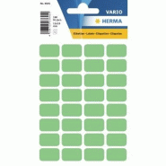HERMA 160 étiquettes vertes multi-usage, format 12 x 18 mm (5 feuilles 9x16 / cdt) - 3645