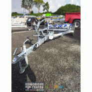 Remorque Bateau GE75 SUN WAY 1 essieu non freinée PTAC 750 Kg - Reference -G510PT19 - Transport sécurisé de bateaux jusqu'à 4,60m