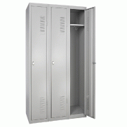 Triple vestiaire à monter jola industrie propre gris - 7207291