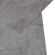 Vidaxl planches de plancher pvc 5,02 m² 2 mm autoadhésif gris béton 146598