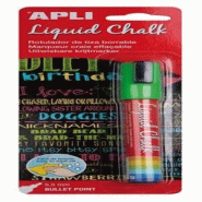 Apli Marqueur à craie liquide, pointe ronde 5,5 mm, vert - 8410782139584
