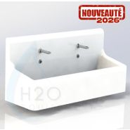 Auge chirurgicale conçue pour le lavage chirurgical complet des mains et des avant-bras jusqu'aux coudes - 2 postes SURG 2_1