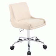 CLP Tabouret de travail Club similicuir Crème - beige 307583 CLP Tabouret de travail Club similicuir Crème - beige 307583