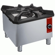 Diamond - Réchaud bas 1 feu vif professionnel – BBRV-N - inox AKS-BBRV-N
