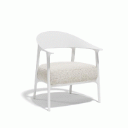 Fauteuil lounge in & out AFRICA - blanc