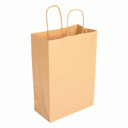 García de Pou Sacs Sos avec poignées 80 G/M2 20+10X29 Cm kraft naturel (250 pièces) - marron 109.19