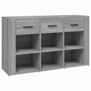 Helloshop26 - Buffet bahut commode armoire meuble de rangement organisateur cuisine salle de séjour salon sonoma 100 x 30 x 59,5 cm 02_0036243 - 3000 Helloshop26 - Buffet bahut commode armoire meuble de rangement organisateur cuisine salle de séjour salon sonoma 100 x 30 x 59,5 cm 02_0036243 - 3000