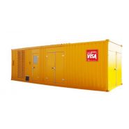 P 1700 co 50 hz triphasé groupe électrogène en container - visa -1875.0 kva