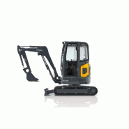 Pelle compacte Hyundai HX25A Z - 2,5 tonnes, déport arrière nul, moteur Stage V Pelle compacte Hyundai HX25A Z - 2,5 tonnes, déport arrière nul, moteur Stage V
