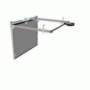 Porte de garage sectionnelle isoline 44mm / motorisée / ouverture plafond / en panneau sandwich / isolation themrique / étanche à l'air