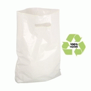 Sacs plastique 35 x 45 + soufflet de 4 cm