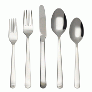 Set de 30 couverts Oslo (6 couteaux de table + 6 fourchettes de table + 6 cuillères de table + 6 fourchettes à dessert + 6 cuillères à dessert) -