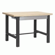 SimonRack Banque de travail SIMONWORK BT6 MDF 1BOX 1200x750 ANTHRACITE/BOIS - métal 8425437125836 SimonRack Banque de travail SIMONWORK BT6 MDF 1BOX 1200x750 ANTHRACITE/BOIS - métal 8425437125836