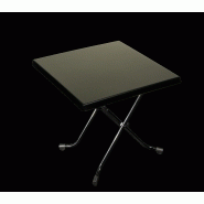 Table de terrasse pliante basic - noire