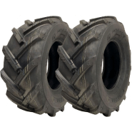 16x6.50-8 Open Centre Tyres Cleated Lug Industrial Plant Wanda P328 (Lot de 2) 16x6.50-8 Open Centre Tyres Cleated Lug Industrial Plant Wanda P328 (Lot de 2)