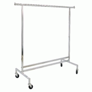 7300150 - porte-vêtements ajustable chrome - displetech