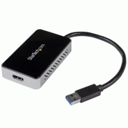 Adaptateur Vidéo Carte Graphique Externe USB 3.0 vers HDMI- avec Hub USB - 1920x1200