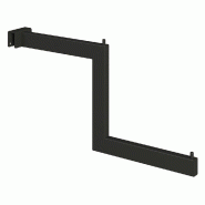 Bras escalier Cage noir 40cm