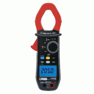 CHAUVIN ARNOUX - F205 Pince multimètre TRMS AC+DC - 600A AC/900A DC - 1000V AC/DC - W, VA, var, PF, THD - Rotation de phases - Résistance, continuité, fréquence - TrueInrush, Min, Max, Peak+, Peak-