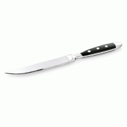 Couteau à steak 21,5 cm BISTRO lot de 12 - Was Germany - noir acier 4044925007153