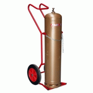 Diable porte 1 bouteille de gaz pour chantier - roues larges - charge 250 kg