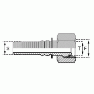 Femelle - Droit (DKF-IN) - 20 , 1"1/4 , 31.8 , 42.6