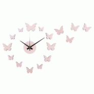 Horloge murale pastel DIY Butterfly Rose pâle Karlsson - rose plastique polypropylène 8714302742767 Horloge murale pastel DIY Butterfly Rose pâle Karlsson - rose plastique polypropylène 8714302742767