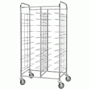 KBS Gastrotechnik KBS Chariot de débarrassage 950 pour 20 plateaux ou plateaux GN sans paroi latérale - 70970024