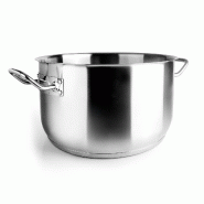 LACOR marmite sans couvercle GASTRO GARINOX acier inoxydable 40 cm 19,5 L 16040 - inox 8414271160400