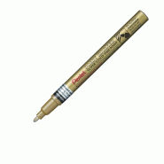 Pentel Marqueur peinture Paint Marker, pointe conique 2,9 mm, encre gold - doré plastique MSP10-X