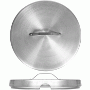 Pentole Agnelli, Couvercle pour casserole 4 compartiments 50 cm Professional Aluminium Casserole - 8007441128098