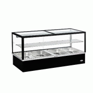 Roller Grill vitrine bain-marie 4 bacs GN 1/1 noire BMV 40 N - noir inox BMV 40 N