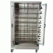 Rôtissoire verticale électrique - 8 broches - 48 poulets | MCM - 8EEN-L