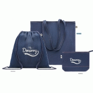 Sac shopping en denim recyclé mo6420-04 Sac shopping en denim recyclé mo6420-04