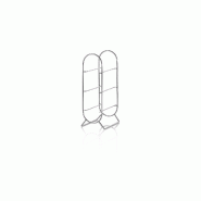 AQA Design Porte-bouteille chromé SHIKO L.12,5 P.15,2 H.33,5 MP02439 - argenté métal MP02439