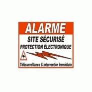 Autocollant alarme dissuasif pour portail Autocollant alarme dissuasif pour portail