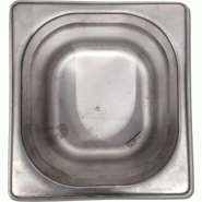 Bac Gastronorme - GN1/6 (176x162mm) - Inox BGN16H10