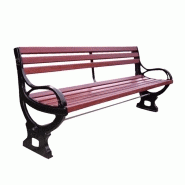 Banc public en bois orca baladin