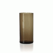 Bazar Bizar Verre long drink en verre 7.5x7.5x16 cm fumé - gris verre INGC008Smo
